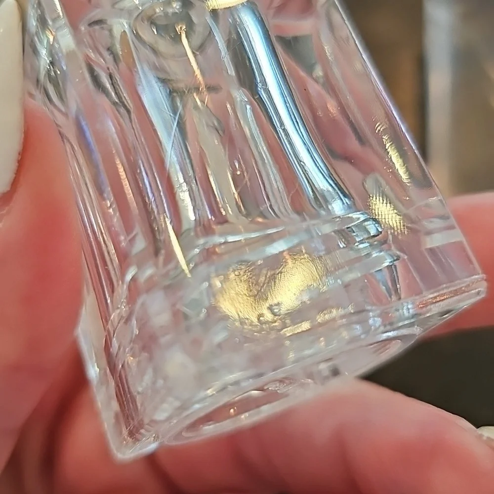Vintage '70s Catalina Souvenir Sea Horse Clear Crystalline Salt & Pepper Shakers